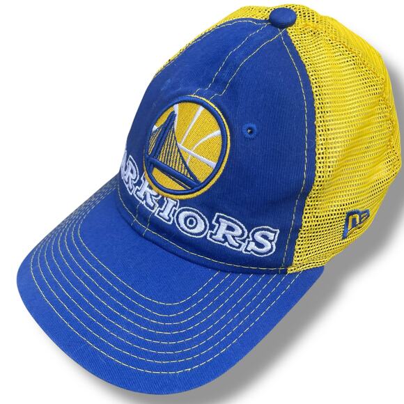Golden State Warriors Youth Hat Basketball NBA Cap Kid New Era 9Twenty Adjust - Picture 3 of 14